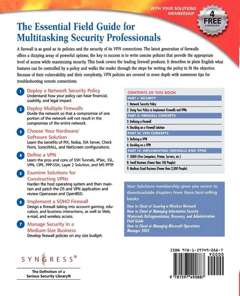Produktbild: Firewall Policies and VPN Configurations