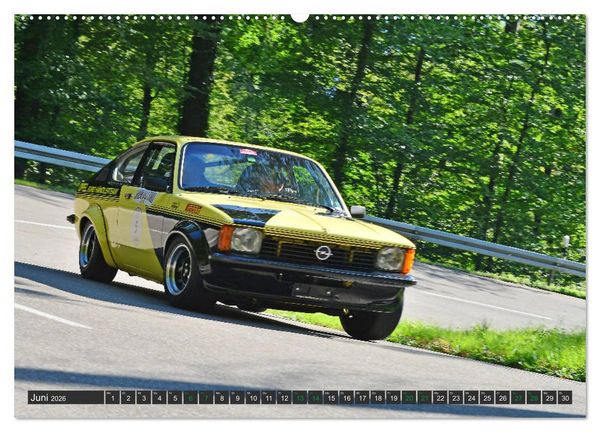 Produktbild: OLDTIMER BERGRENNEN - OPEL AM START (hochwertiger Premium Wandkalender 2026 DIN A2 quer), Kunstdruck in Hochglanz