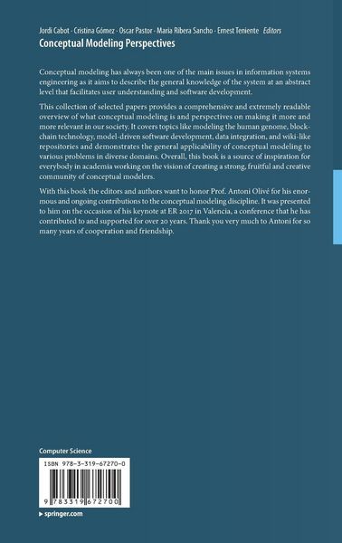 Produktbild: Conceptual Modeling Perspectives