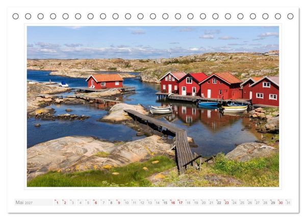 Produktbild: Bohusl&auml;n. Sm&ouml;gen - Hunnebostrand - Kungshamn (Tischkalender 2027 DIN A5 quer), CALVENDO Monatskalender