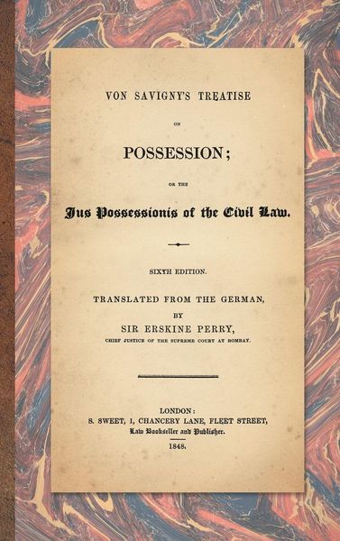Produktbild: Von Savigny's Treatise on Possession
