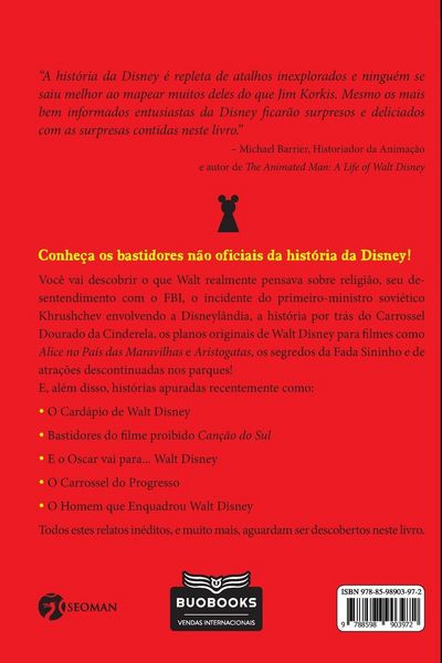 Produktbild: Segredos de Walt Disney