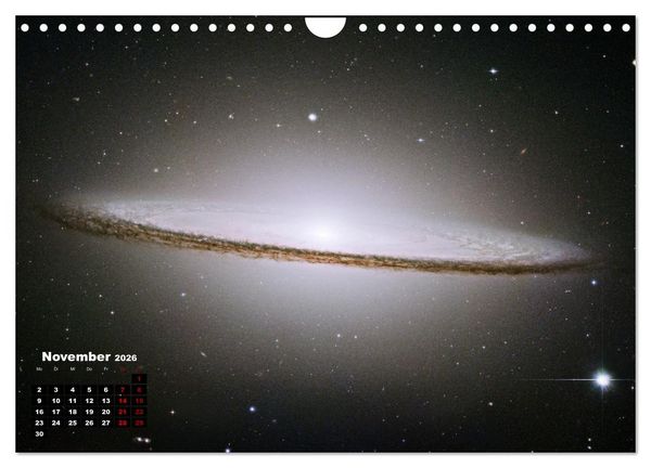 Produktbild: Hubble - 35 Jahre atemberaubende Aufnahmen (Wandkalender 2026 DIN A4 quer), CALVENDO Monatskalender