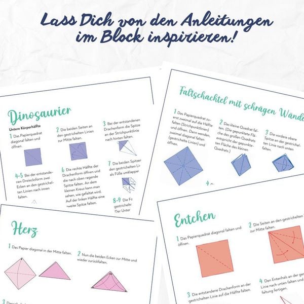 Produktbild: 350 Origami-Block Blütenträume