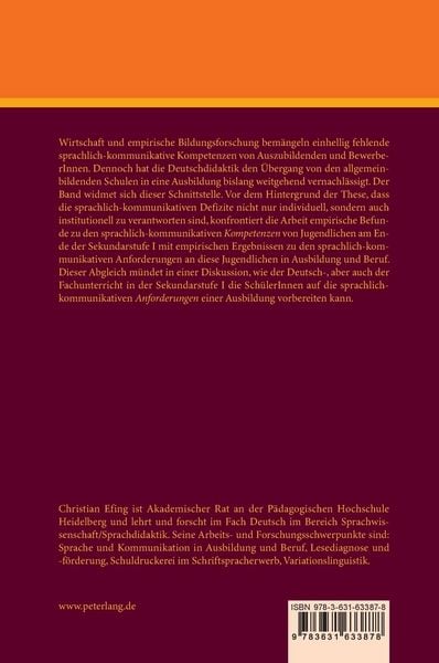Produktbild: Ausbildungsvorbereitung im Deutschunterricht der Sekundarstufe I