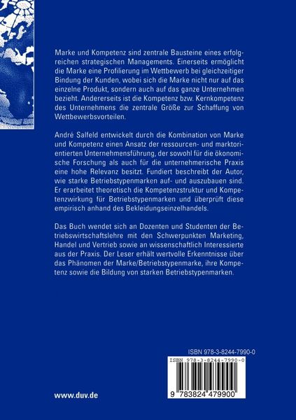 Produktbild: Kompetenzorientiertes Betriebstypenmarkenmanagement