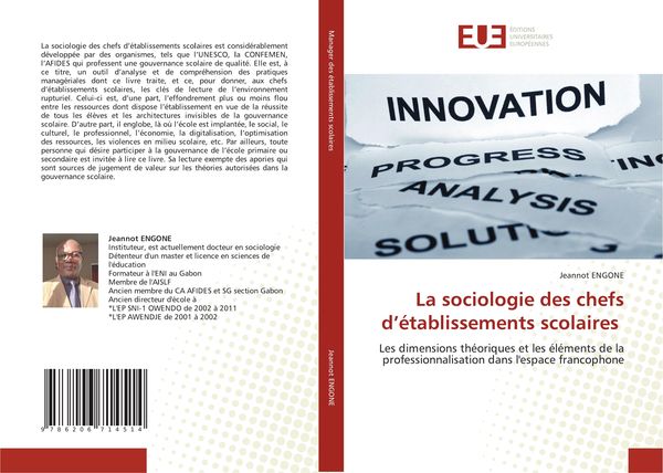 Produktbild: La sociologie des chefs d'&eacute;tablissements scolaires