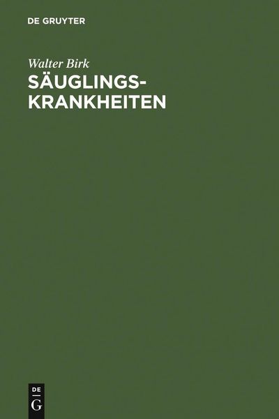 Produktbild: S&auml;uglingskrankheiten