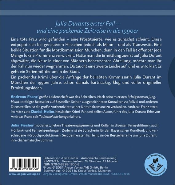 Produktbild: Julia Durant. Die junge J&auml;gerin