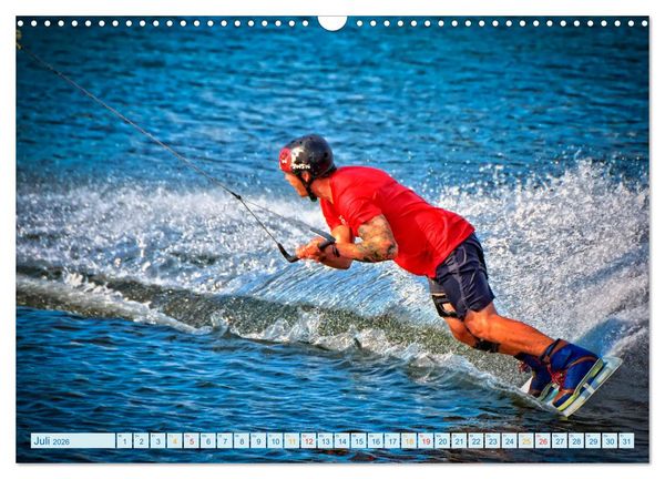 Produktbild: Wakeboarden (Wandkalender 2026 DIN A3 quer), CALVENDO Monatskalender
