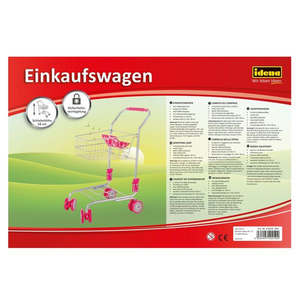 Produktbild: Idena Einkaufswagen Metall