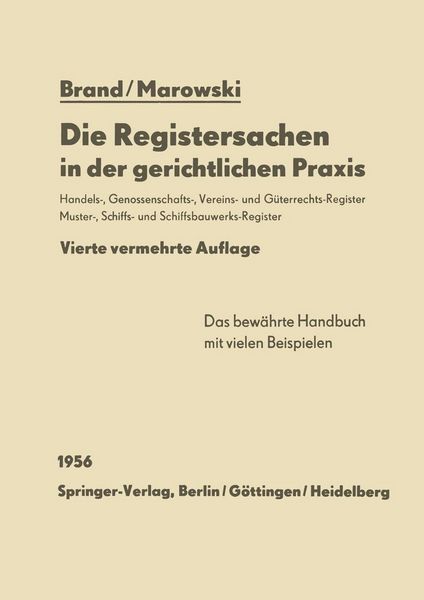 Produktbild: Die Registersachen in der gerichtlichen Praxis
