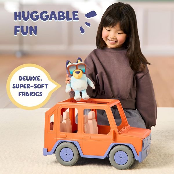 Produktbild: BLUEY Buddies S13 - Gro&szlig;es Familienauto & BLUEY-Pl&uuml;schfigur 20 cm