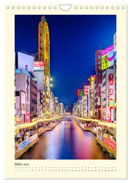 Produktbild: Japan - Moderne mit Religion (Wandkalender 2026 DIN A4 hoch), CALVENDO Monatskalender