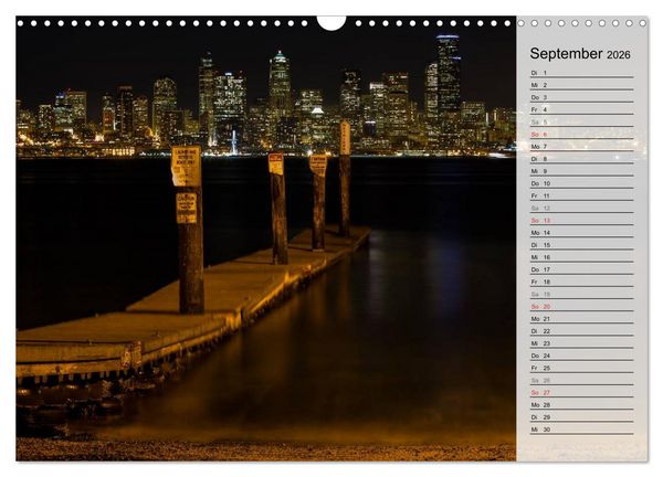 Produktbild: Eine Reise nach Seattle (Wandkalender 2026 DIN A3 quer), CALVENDO Monatskalender