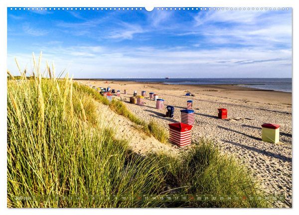 Produktbild: Strandlust Nordsee-Liebe (hochwertiger Premium Wandkalender 2026 DIN A2 quer), Kunstdruck in Hochglanz