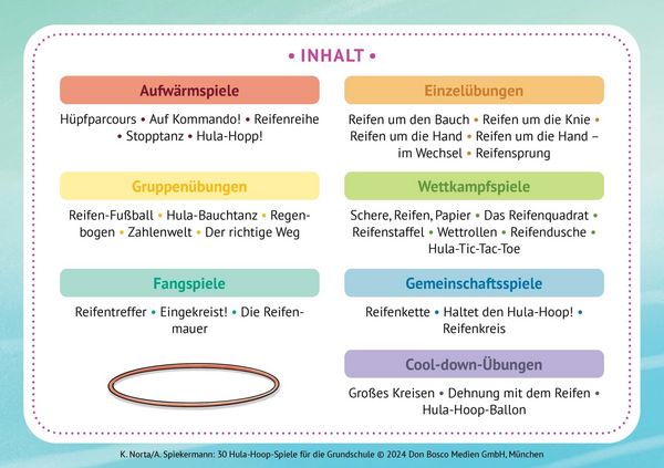 Produktbild: 30 Hula-Hoop-Spiele für die Grundschule