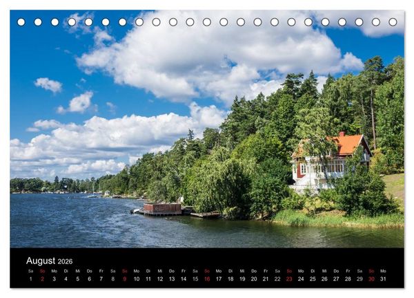 Produktbild: Sch&auml;rengarten an der schwedischen Ostk&uuml;ste (Tischkalender 2026 DIN A5 quer), CALVENDO Monatskalender