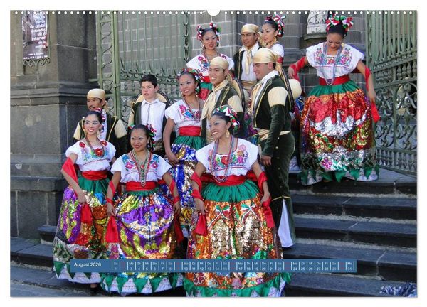 Produktbild: Mexiko - Land der Farben (Wandkalender 2026 DIN A2 quer), CALVENDO Monatskalender