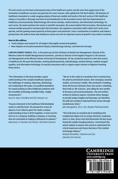 Produktbild: The Business of Healthcare Innovation