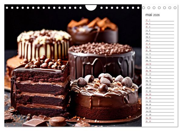 Produktbild: Plaisirs interdits (Calendrier mural 2026 DIN A4 vertical), CALVENDO calendrier mensuel
