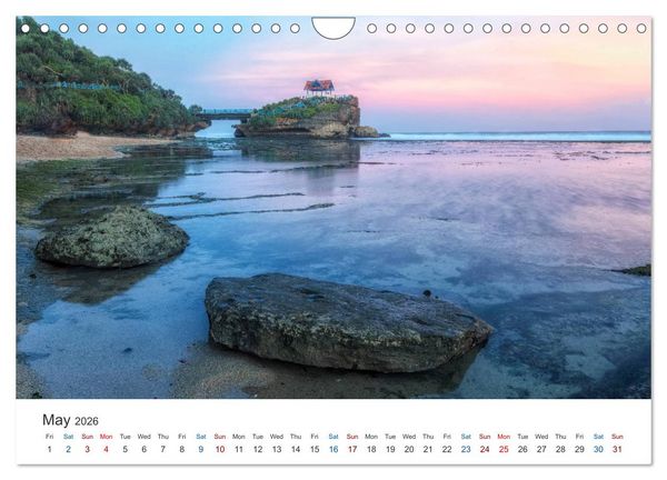 Produktbild: Java, Indonesian Island in the Ring of Fire (Wall Calendar 2026 DIN A4 landscape), CALVENDO 12 Month Wall Calendar