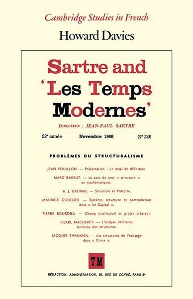 Produktbild: Sartre and 'Les Temps Modernes'