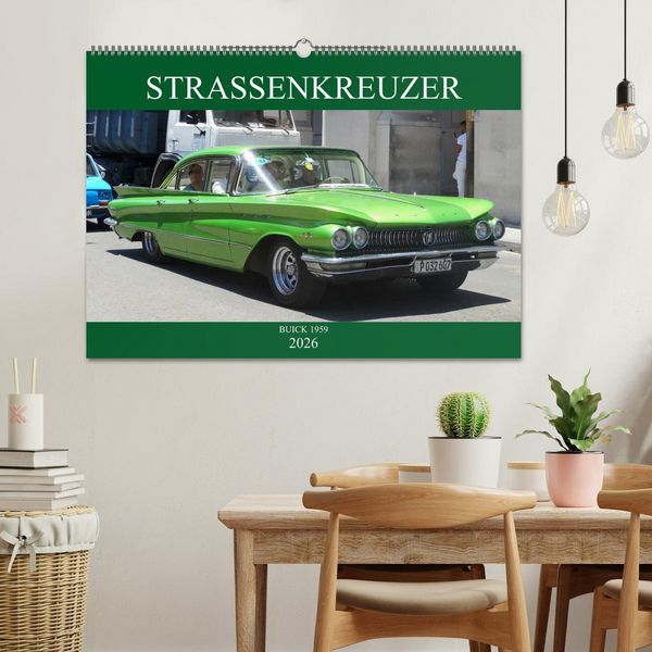 Produktbild: STRASSENKREUZER - BUICK 1959 (Wandkalender 2026 DIN A2 quer), CALVENDO Monatskalender