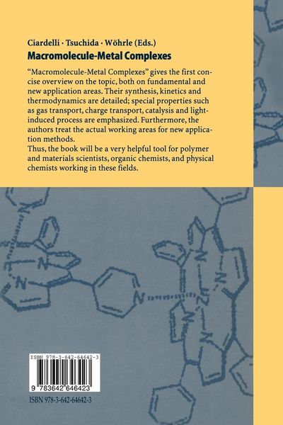 Produktbild: Macromolecule-Metal Complexes