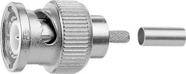 Produktbild: Teleg&auml;rtner 100027507 100027507 BNC-Steckverbinder Stecker, gerade 75Ω 1St.