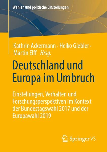 Produktbild: Deutschland und Europa im Umbruch