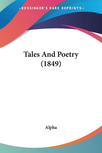 Produktbild: Tales And Poetry (1849)
