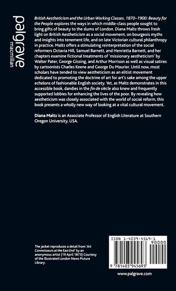Produktbild: British Aestheticism and the Urban Working Classes, 1870-1900