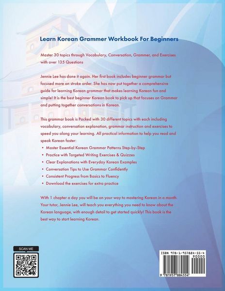 Produktbild: Learn Korean Grammer Workbook For Beginners