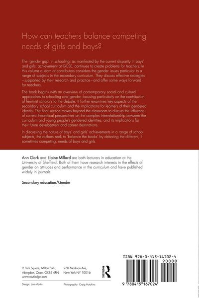 Produktbild: Gender in the Secondary Curriculum