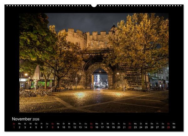 Produktbild: K&ouml;ln &ndash; Nachts 2026 (hochwertiger Premium Wandkalender 2026 DIN A2 quer), Kunstdruck in Hochglanz