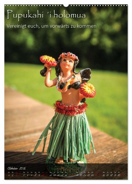 Produktbild: Hula Dancer - Hawaiianische Weisheiten (hochwertiger Premium Wandkalender 2026 DIN A2 hoch), Kunstdruck in Hochglanz