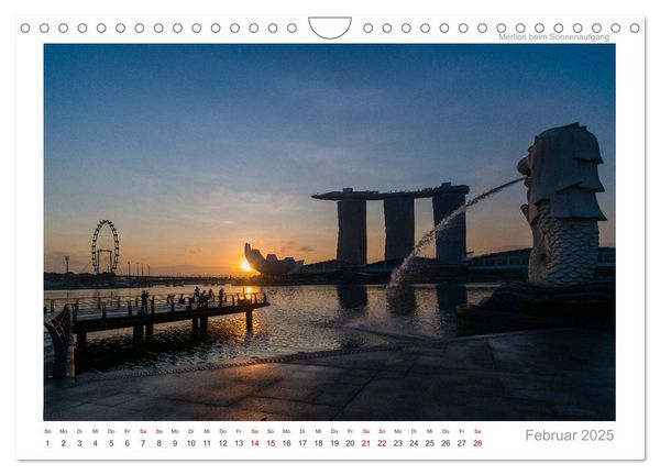 Produktbild: Singapur: Zwischen Wolkenkratzern und Superb&auml;umen (Wandkalender 2026 DIN A4 quer), CALVENDO Monatskalender