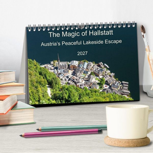 Produktbild: The Magic of Hallstatt (Desk Calendar 2027 DIN A5 landscape), CALVENDO 12 Month DeskCalendar