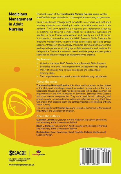 Produktbild: Medicines Management in Adult Nursing