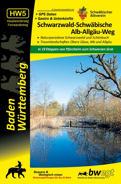 Produktbild: Schwarzwald-Schw&auml;bische Alb-Allg&auml;u-Weg HW5 - Naturparadiese Schwarzwald und Sch&ouml;nbuch, Traumlandschaften Obere G&auml;ue, Alb und Allg&auml;u