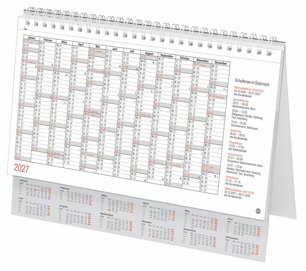 Produktbild: Schreibtischkalender &Ouml;sterreich gro&szlig; 2027