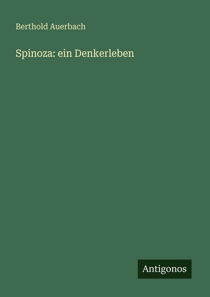 Produktbild: Spinoza: ein Denkerleben