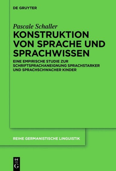 Produktbild: Konstruktion von Sprache und Sprachwissen