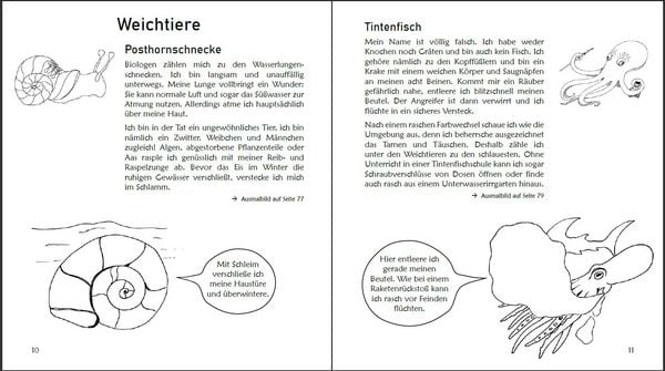 Produktbild: Ausmalspa&szlig; + Wissen: Fantatiere - Malbuch ab 6 Jahre. Artenvielfalt artgerecht erkunden f&uuml;r die ganze Familie. Empfohlen vom Naturschutzbund &Ouml;sterreich