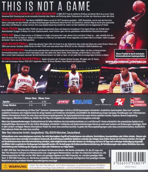 Produktbild: NBA 2K17