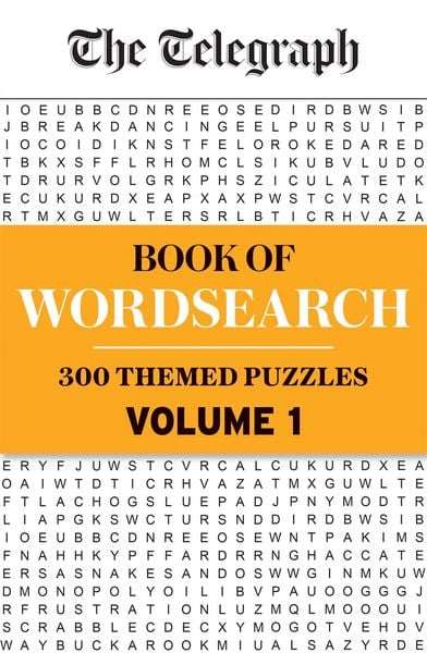 Produktbild: The Telegraph Book of Wordsearch Volume 1