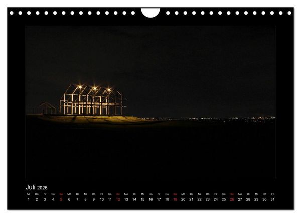 Produktbild: Extraschicht im Ruhrgebiet - Nachts ist es nicht dunkel! (Wandkalender 2026 DIN A4 quer), CALVENDO Monatskalender