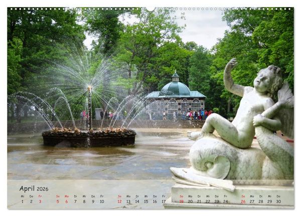 Produktbild: Sankt Petersburg - Pal&auml;ste der Umgebung (Wandkalender 2026 DIN A2 quer), CALVENDO Monatskalender