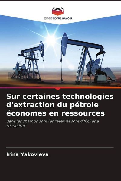 Produktbild: Sur certaines technologies d'extraction du p&eacute;trole &eacute;conomes en ressources